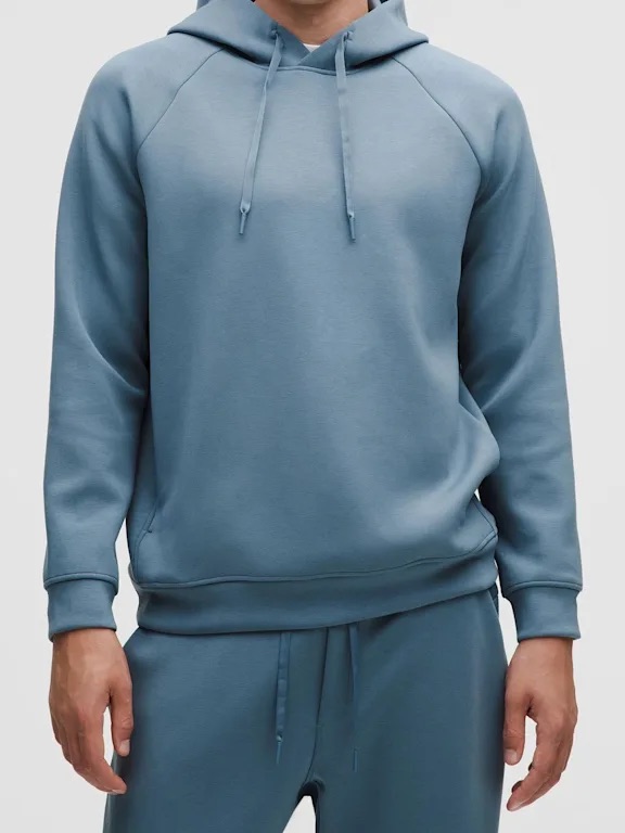 Lululemon Smooth Spacer Pullover Hoodie Steel Blue Stlb Nwt Men’s Medium